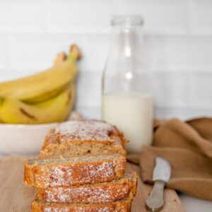 banana bread con ricotta senza glutine