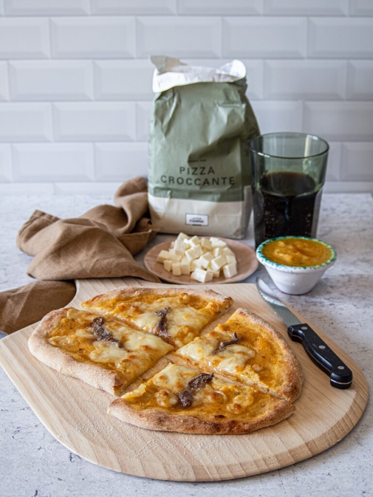 pizza croccante con lievito madre