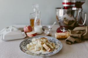 pain perdu mele e zabaione