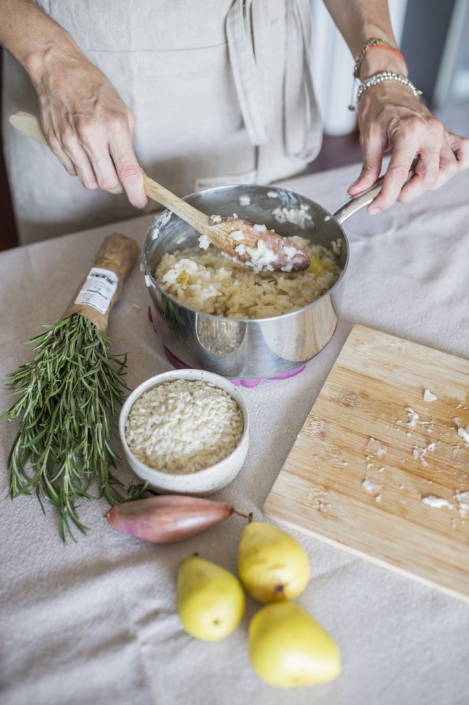 risotto pere e taleggio