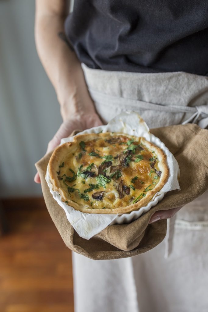 Mini quiche ai funghi