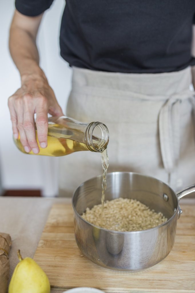 risotto pere e taleggio