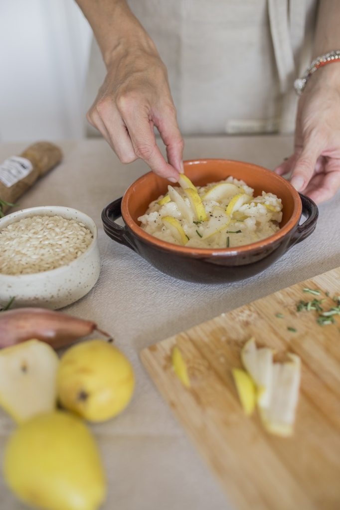 risotto pere e taleggio