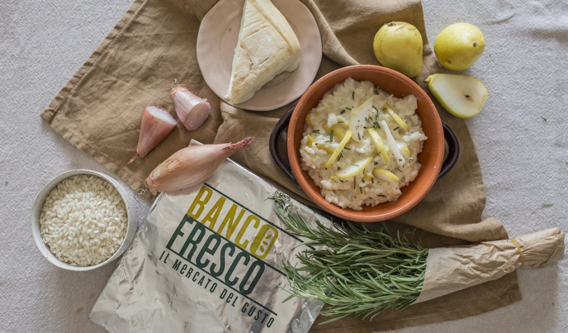 risotto pere e taleggio