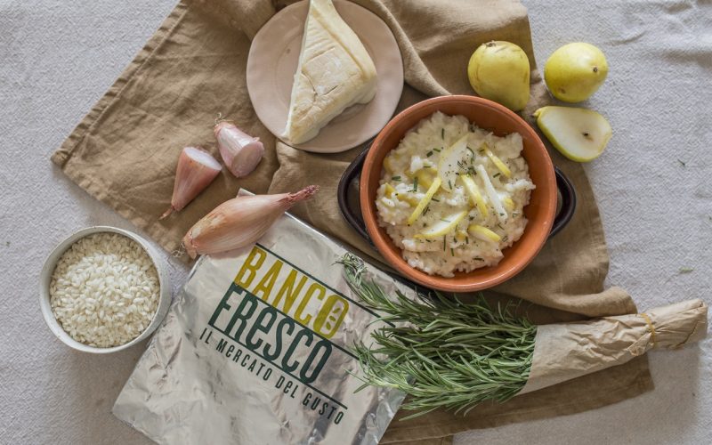 risotto pere e taleggio