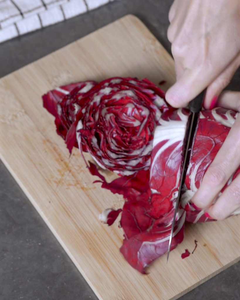 cannelloni radicchio e noci