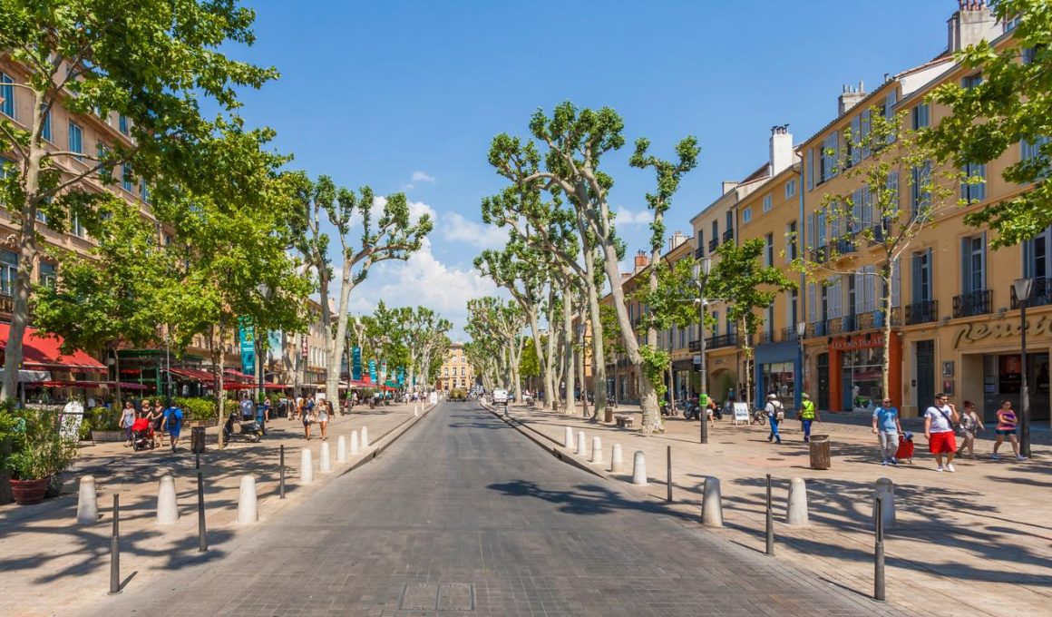 Cours Mirabeau il cuore di Aix-en-Provence