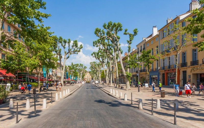 Cours Mirabeau il cuore di Aix-en-Provence
