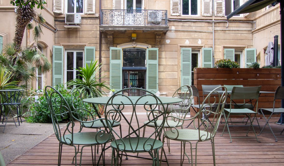 Hotel Maison Montgrand – Marsiglia – giardino interno