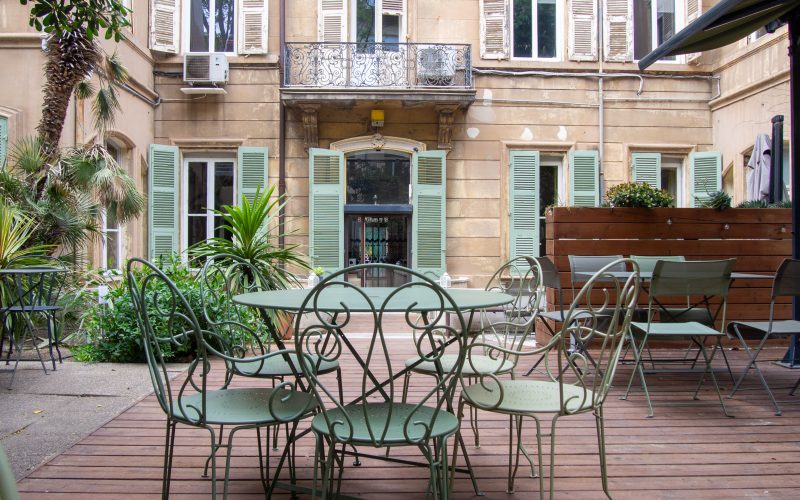 Hotel Maison Montgrand – Marsiglia – giardino interno