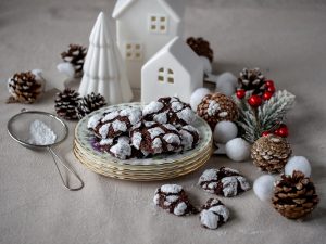 Crinkle cookies
