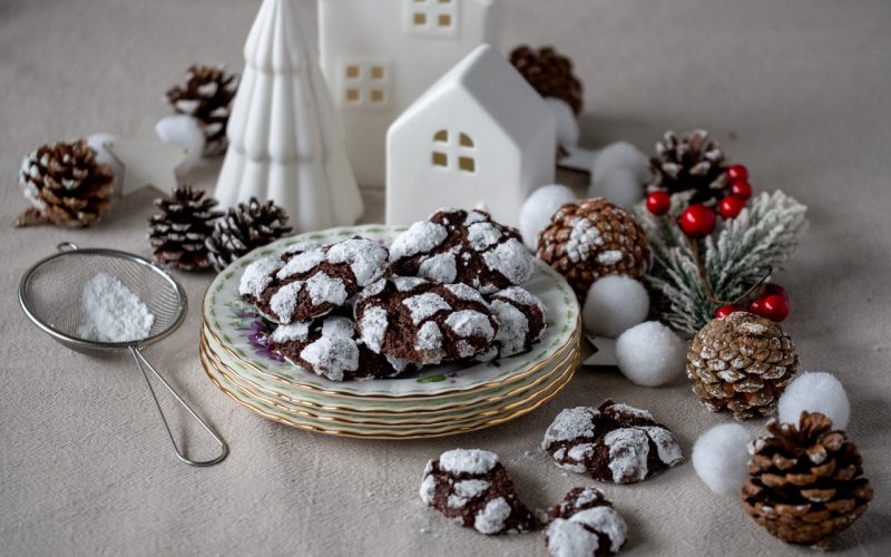 Crinkle cookies