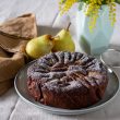 Torta cioccolato e pere