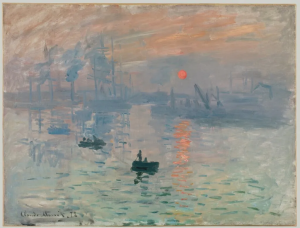 Impression, soleil levant (Impressione, sole nascete 1872)