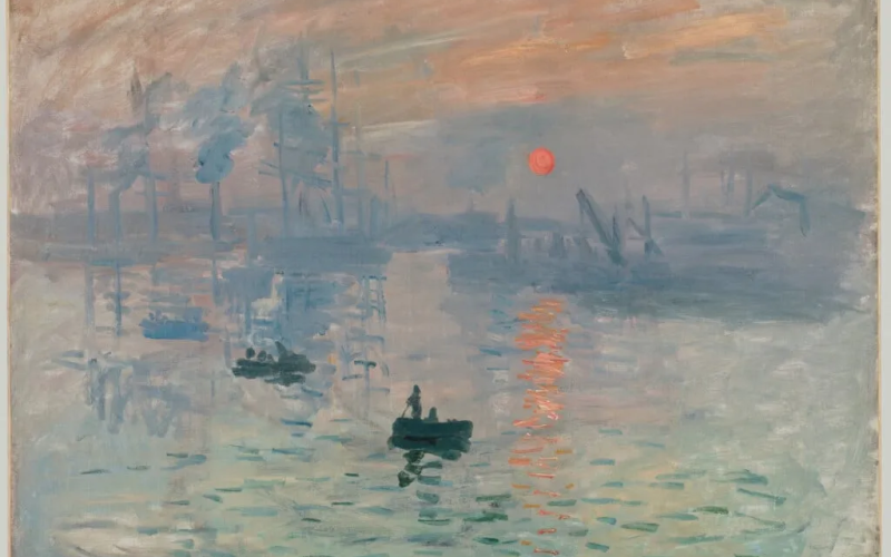 Impression, soleil levant (Impressione, sole nascete 1872)