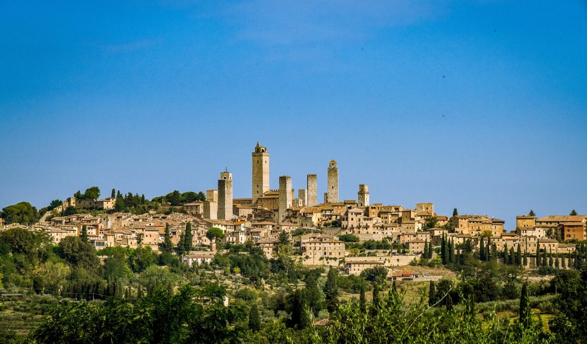 L'inconfondibile skyline di San Gimignano
