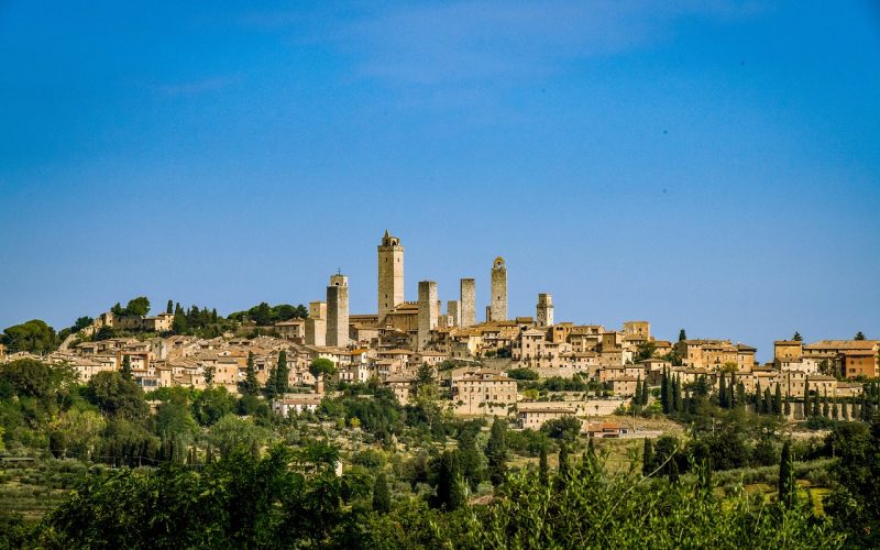 L'inconfondibile skyline di San Gimignano