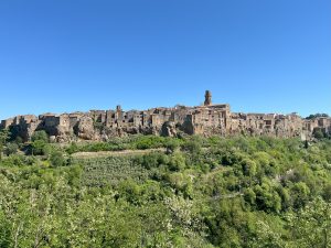 Vista su Pitigliano