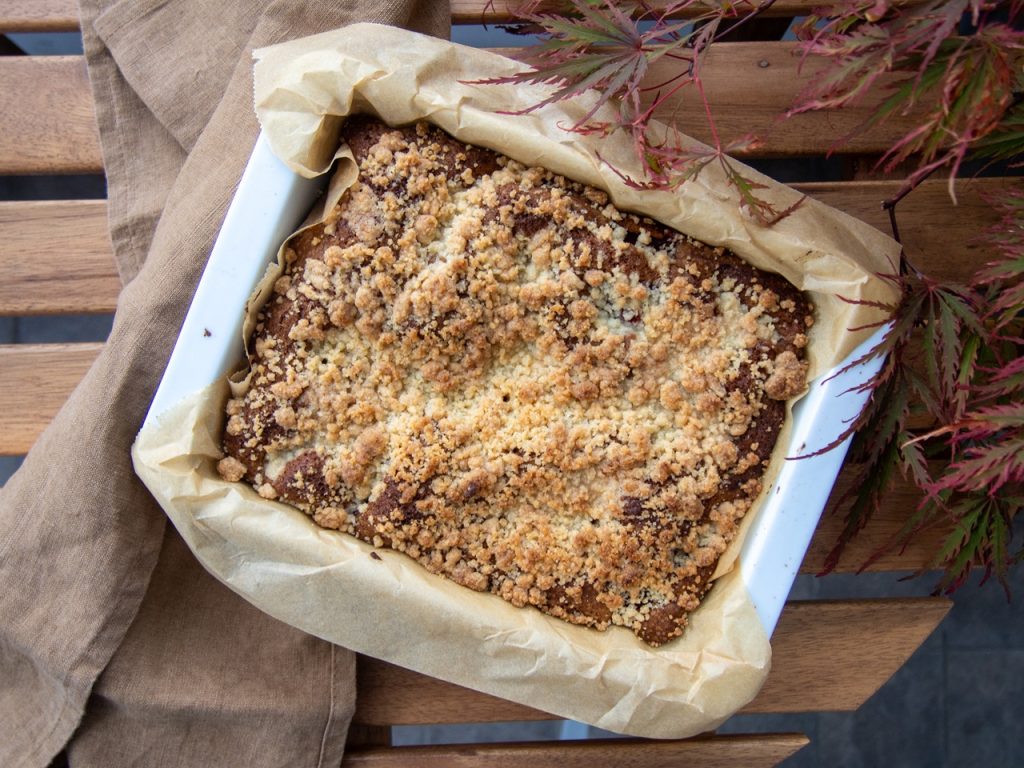 Torta streusel alla frutta