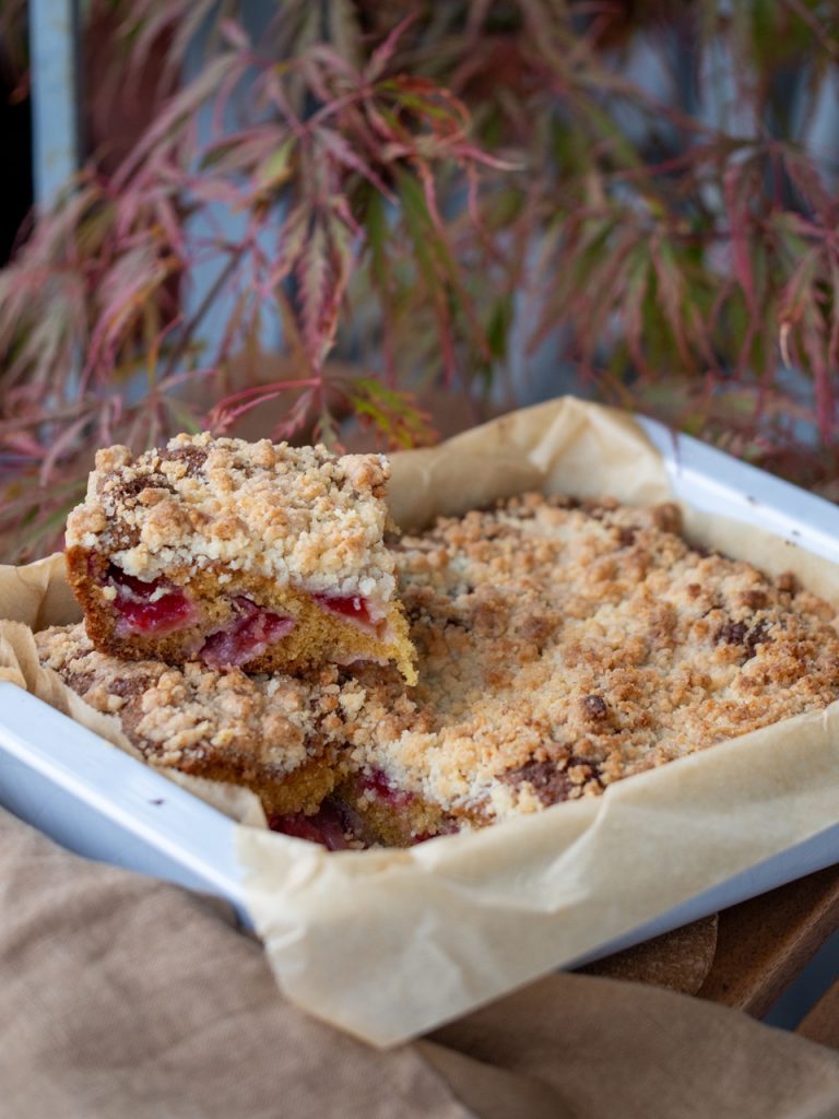 Torta streusel alla frutta