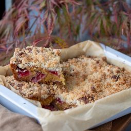 Torta streusel alla frutta