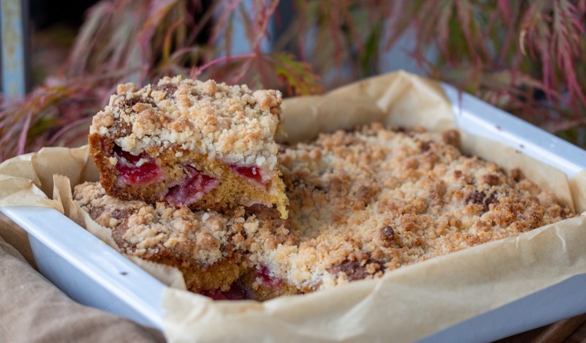 Torta streusel alla frutta