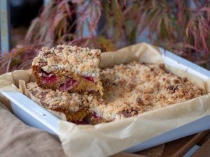 Torta streusel alla frutta