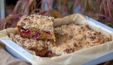 Torta streusel alla frutta